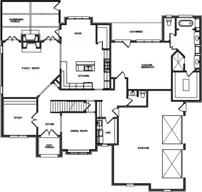 Home Plan - Main Level