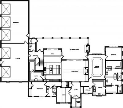 Home Plan - Main Level