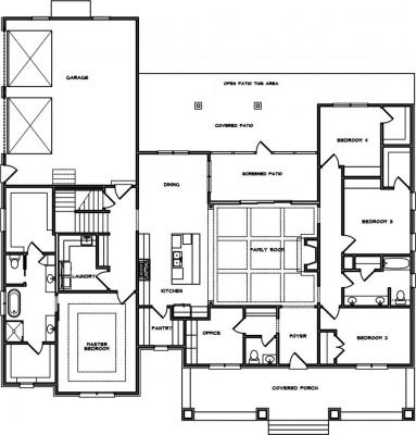 Home Plan - Main Level