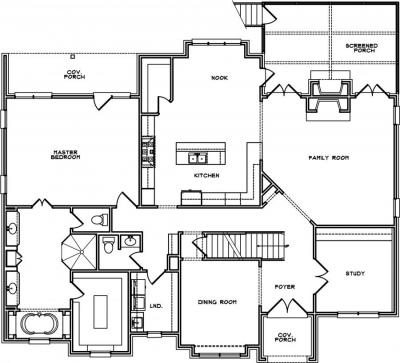 Home Plan - Main Level