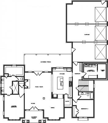 Home Plan - Main Level