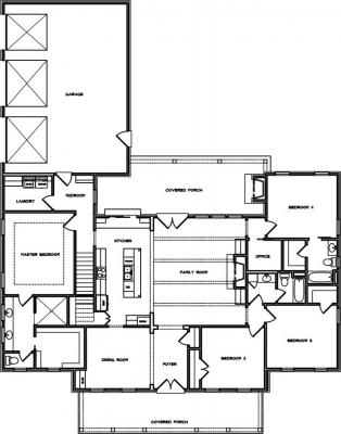 Home Plan - Main Level