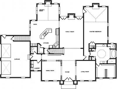 Home Plan - Main Level