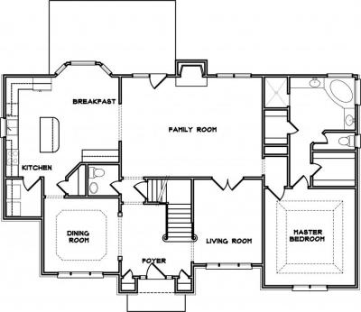 Home Plan - Main Level