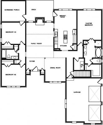 Home Plan - Main Level