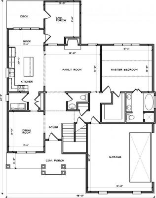 Home Plan - Main Level