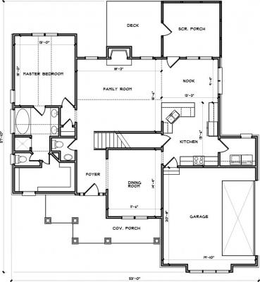 Home Plan - Main Level