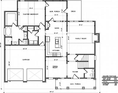 Home Plan - Main Level